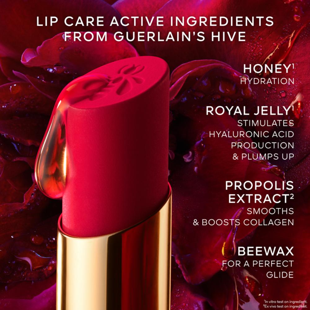 Guerlain Kisskiss Honey-Infused Intense Lipstick - 396 Peony Kiss, 1.85g
