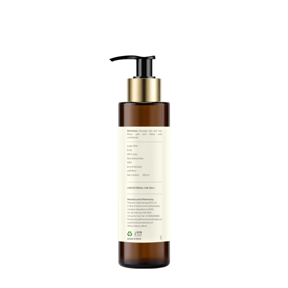 Forest Essentials Hair Cleanser Amla Honey & Mulethi - Ayurvedic Shampoo For Dry Hair Sulphate Free, 200ml