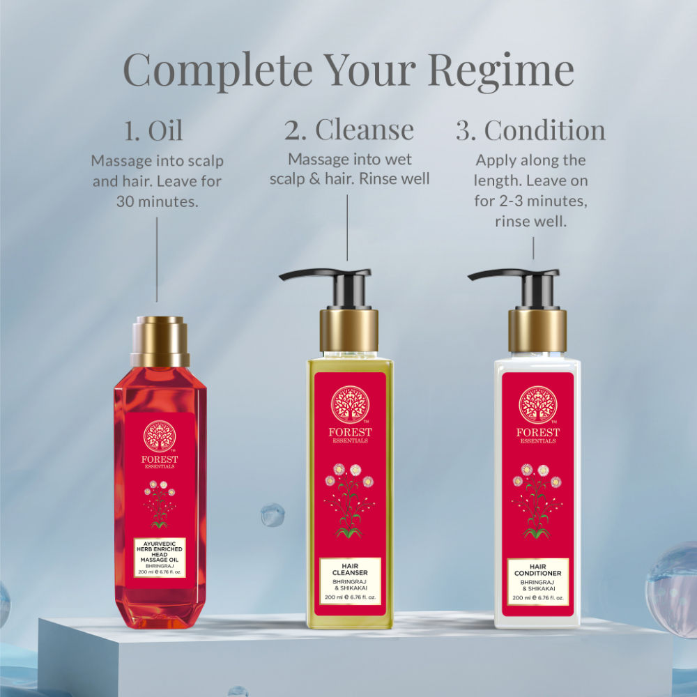 Forest Essentials Hair Conditioner Bhringraj & Shikakai - Ayurvedic, Natural - Sulphate Free, 200ml