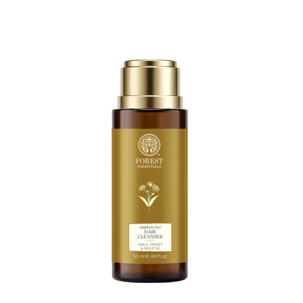 Forest Essentials Hair Cleanser Amla Honey & Mulethi - Ayurvedic Shampoo For Dry Hair Sulphate Free, 50ml, Buy from Indicrest
