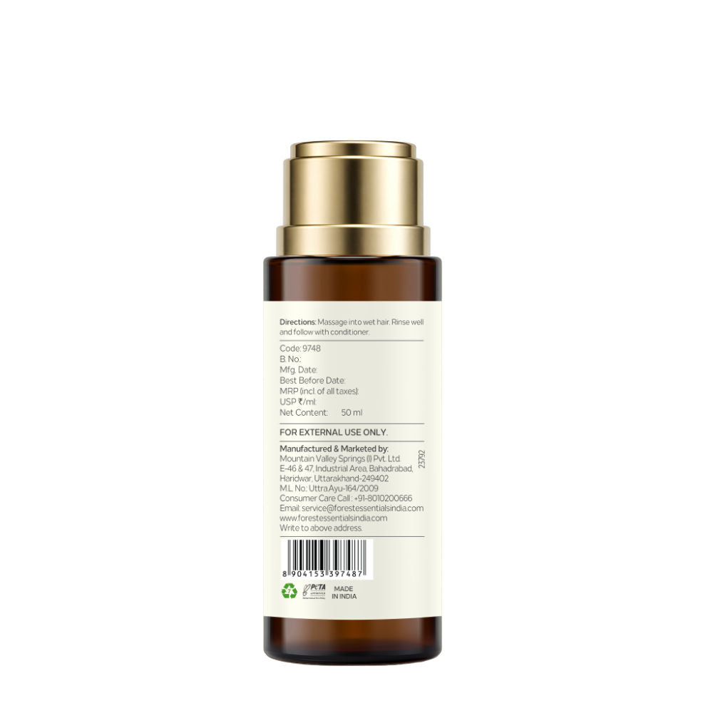 Forest Essentials Hair Cleanser Amla Honey & Mulethi - Ayurvedic Shampoo For Dry Hair Sulphate Free, 50ml