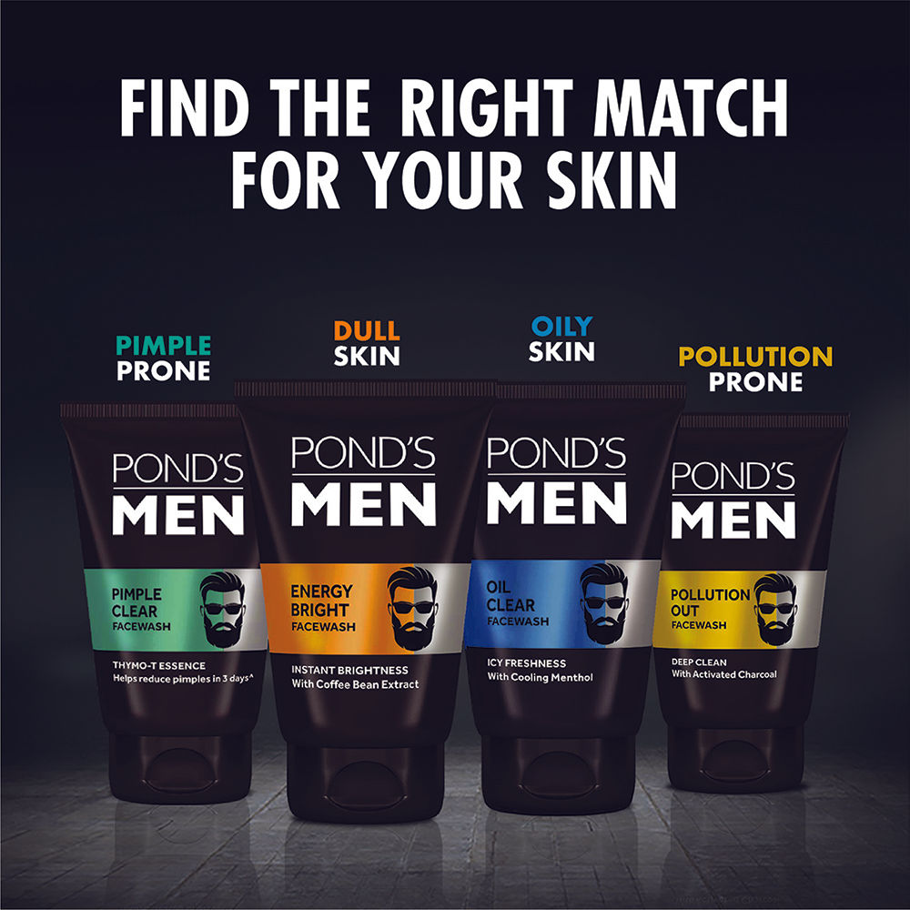 Pond’s Men Pollution Out Facewash Deep Cleanses With Activated Charcoal, 50g Buy at Indicrest Image 7