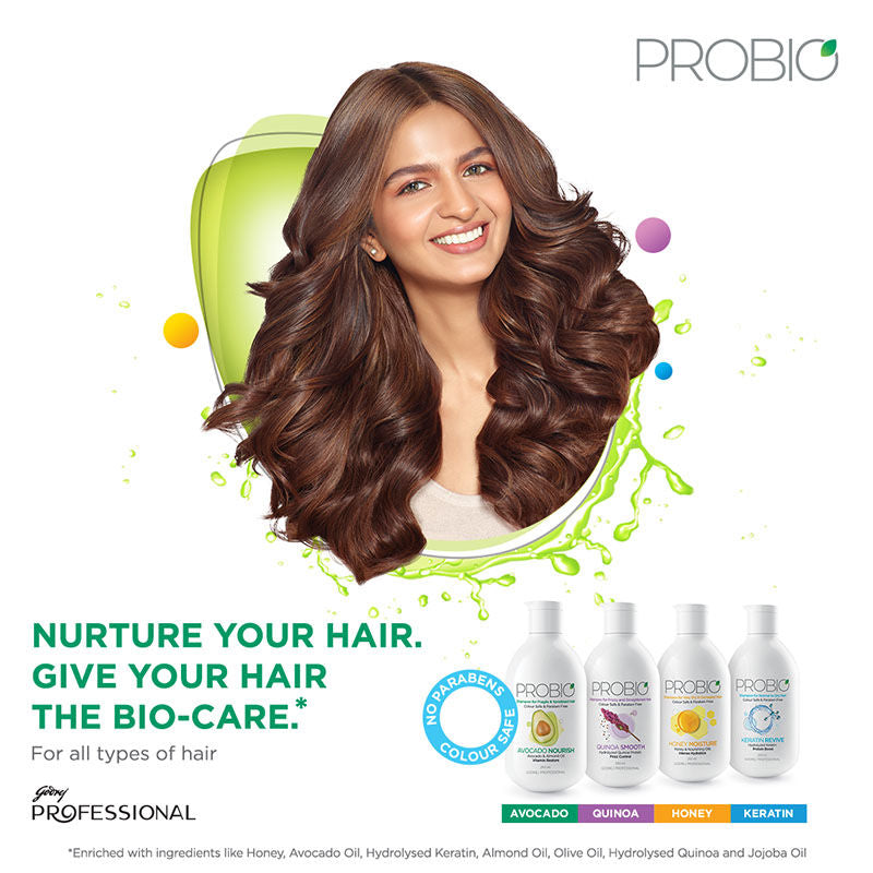 Godrej Professional Probio Keratin Revive Shampoo, 250ml Buy at Indicrest Image 6