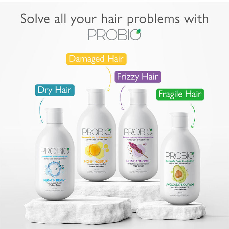 Godrej Professional Probio Keratin Revive Shampoo, 250ml Buy at Indicrest Image 7
