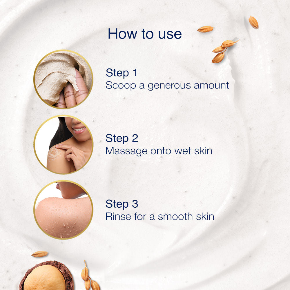 Dove Exfoliating Body Polish - Crushed Macadamia & Rice Milk (Pack of 2), 200g Buy at Indicrest Image 6