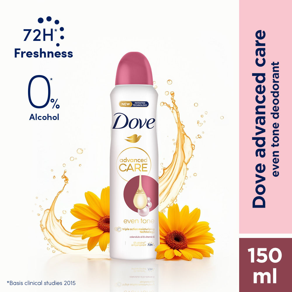 Dove Eventone Deodorant Long-Lasting Body Spray for Women, 150ml Buy at Indicrest Image 2