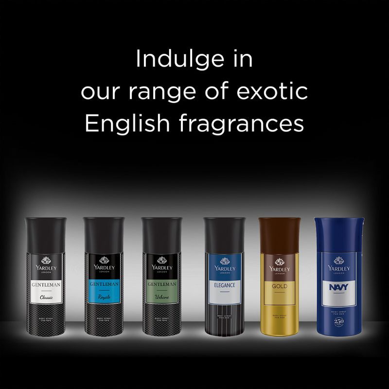 Yardley London Navy Body Spray For Men, 150ml Buy at Indicrest Image 7