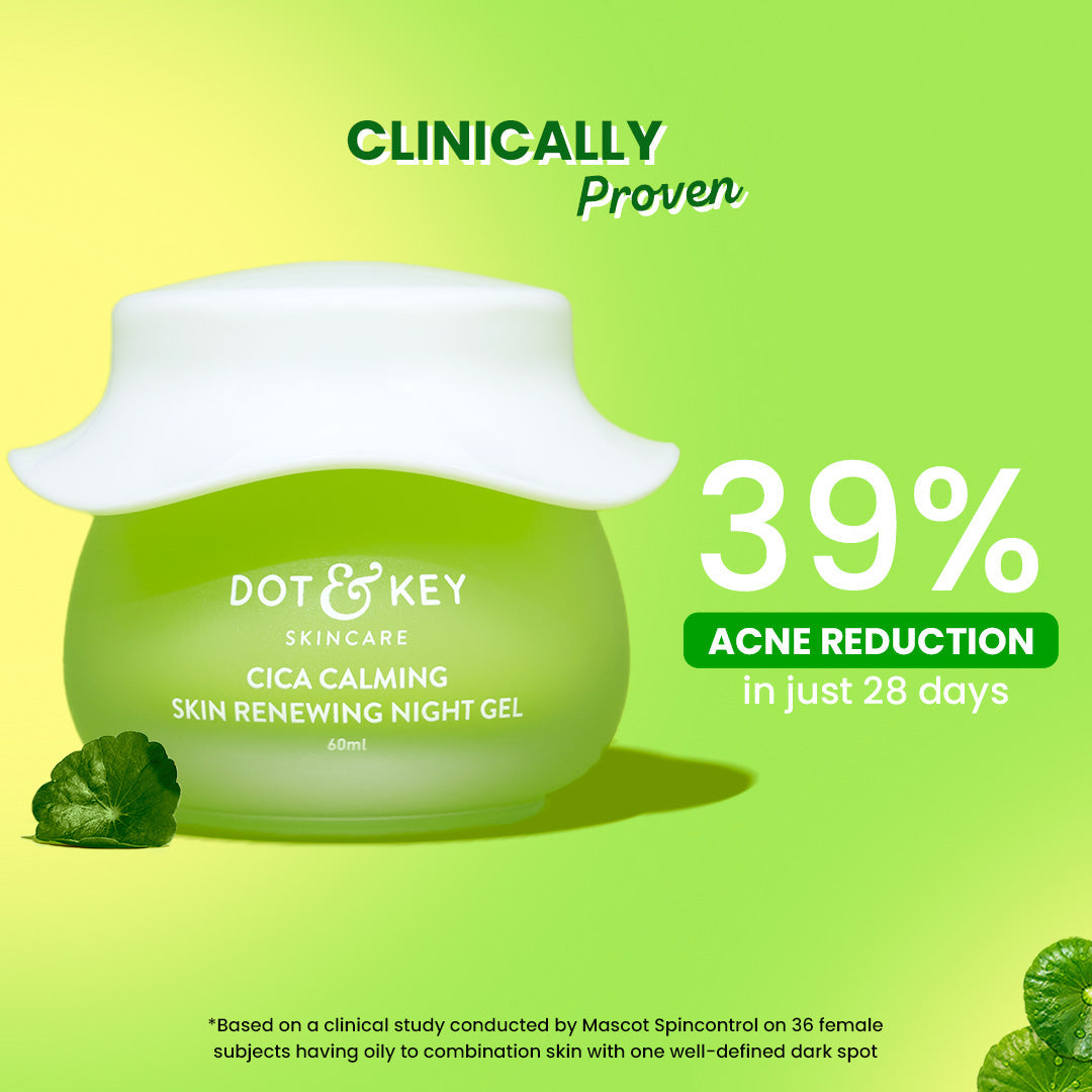 Dot & Key Cica Calming Night Gel (Niacinamide + Green Tea) 60ml Buy at Indicrest Image 5