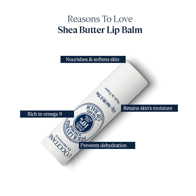 L'Occitane Shea Butter Ultra Rich Lip Balm, 4.5g