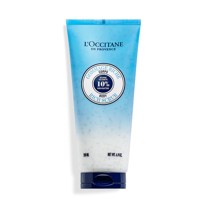 L'Occitane Shea Butter Ultra Rich Body Scrub For Dry To Very Dry Skin, 200ml