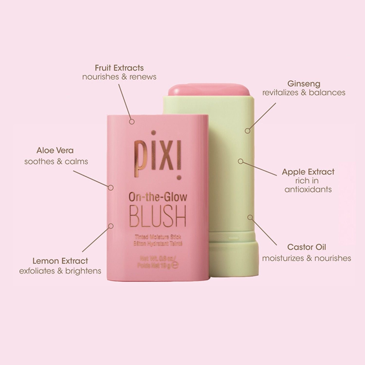 Pixi By Petra On The Glow Blush Ruby, 19ml
