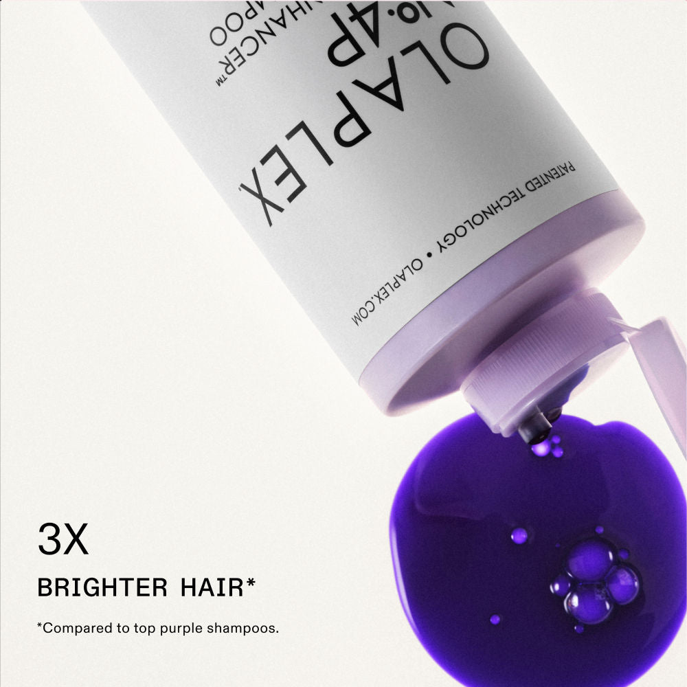 Olaplex No.4P Blonde Hair Hydrating & Brightening Purple Toning Shampoo, 250ml
