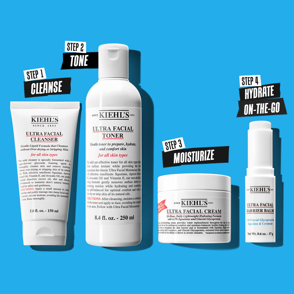 Kiehl's Ultra Facial Cream With 72 Hour Hydration - Moisturizer For Softer, Hydrated Skin, 50ml