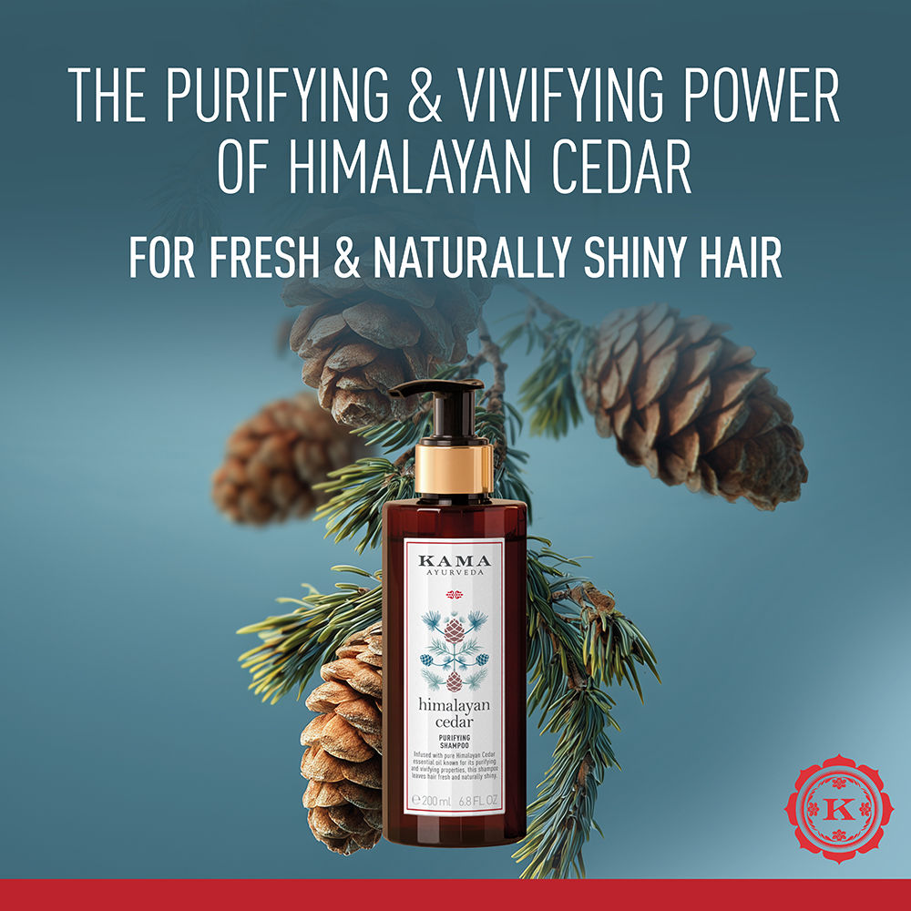 Kama Ayurveda Himalayan Cedar Purifying Shampoo, 200ml