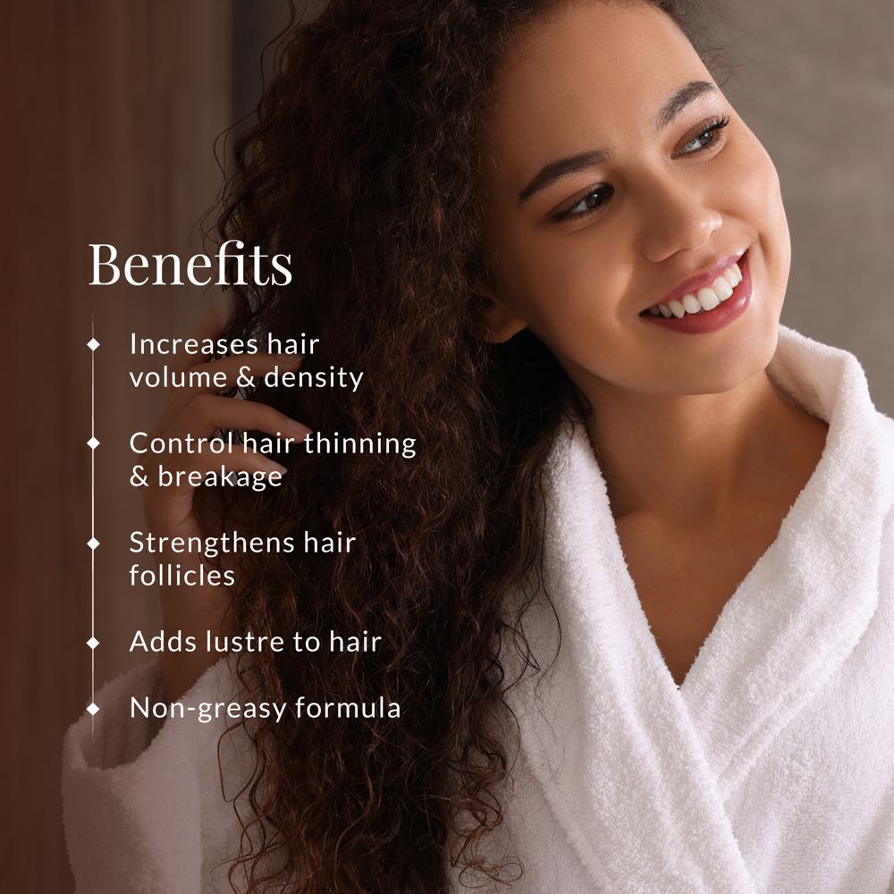 Forest Essentials Hair Thickening Spray Bhringraj & Shikakai - Promotes Regrowth, Controls Hair Fall, 50ml