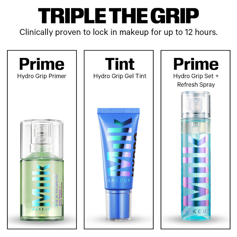 MILK MAKEUP Hydro Grip Set + Refresh Spray, 100ml