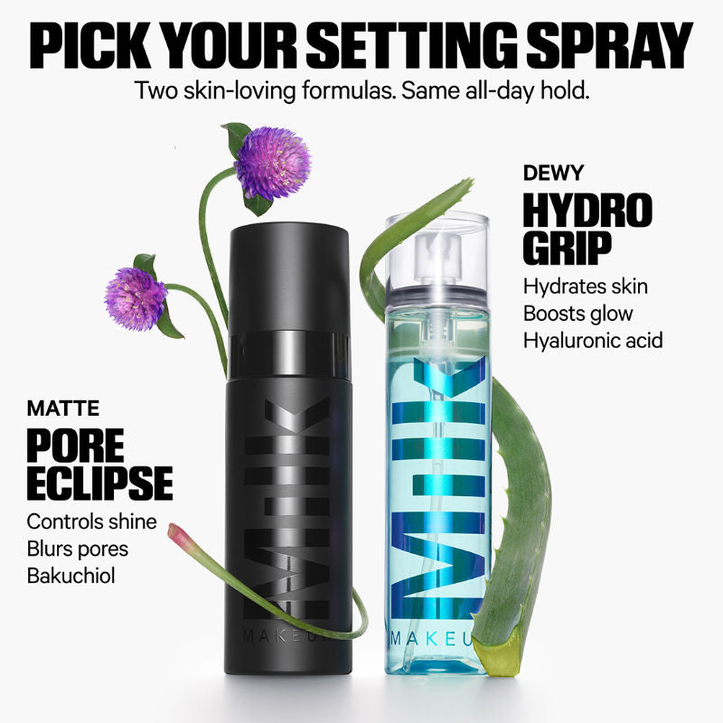 MILK MAKEUP Hydro Grip Set + Refresh Spray Travel Size, 50ml