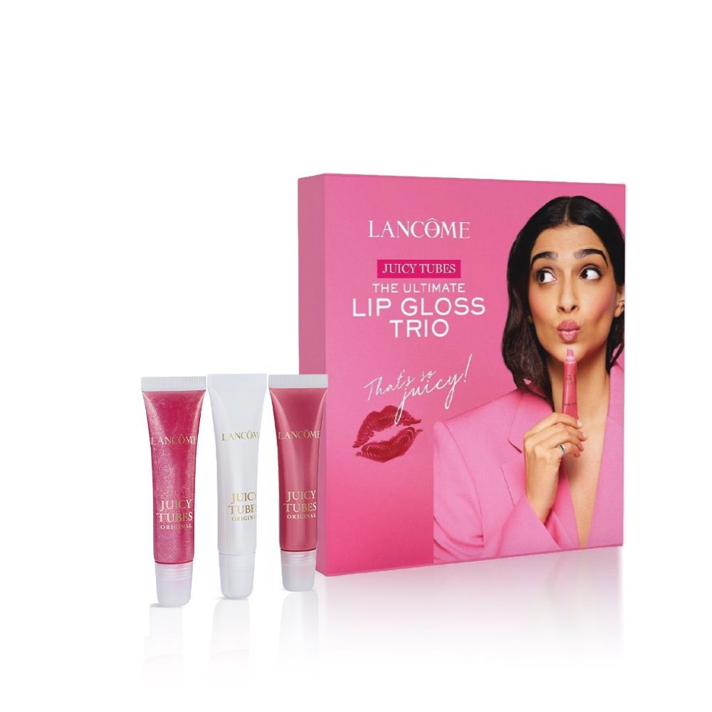 Lancome Limited Edition Juicy Tubes Trio Kit, High Shine Lip Gloss, 15ml