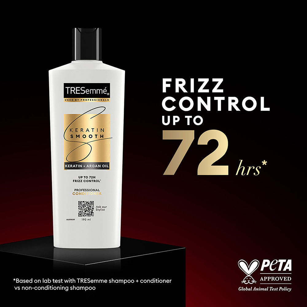 TRESemme Keratin Smooth Conditioner with Moroccan Argan Oil Controls Frizz up to 72 Hours, 190ml Buy at Indicrest Image 5