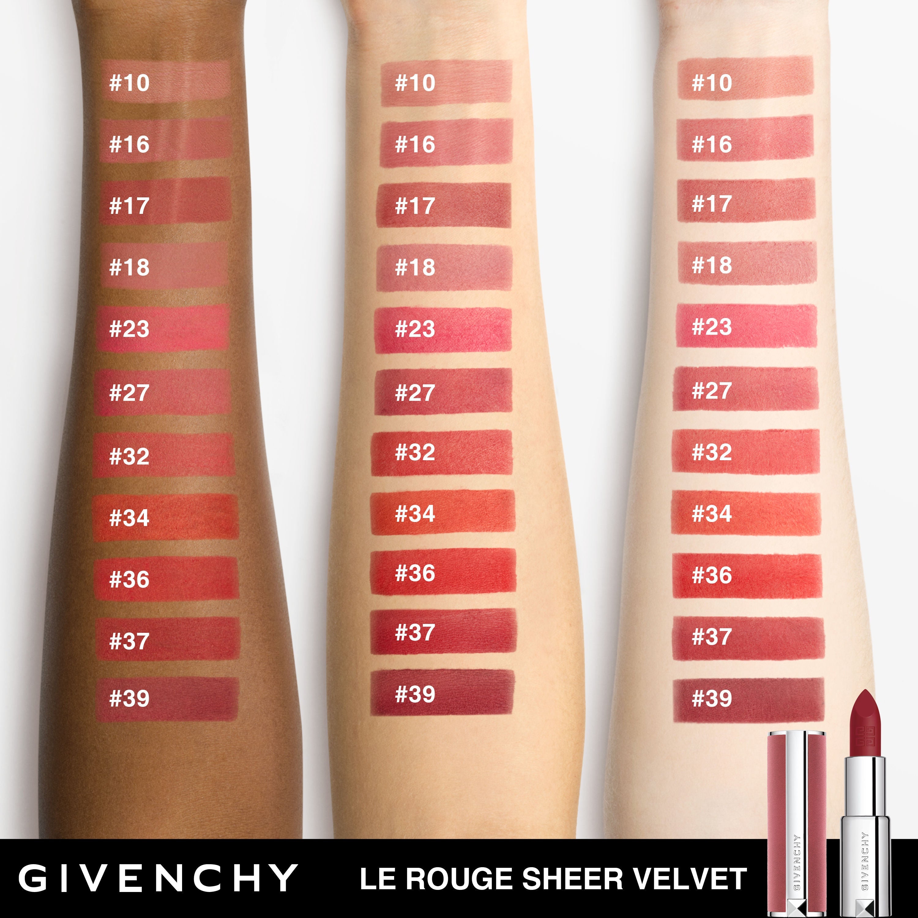 Givenchy Le Rouge Sheer Velvet Lipstick - N27 Rouge Infuse, 3.4g