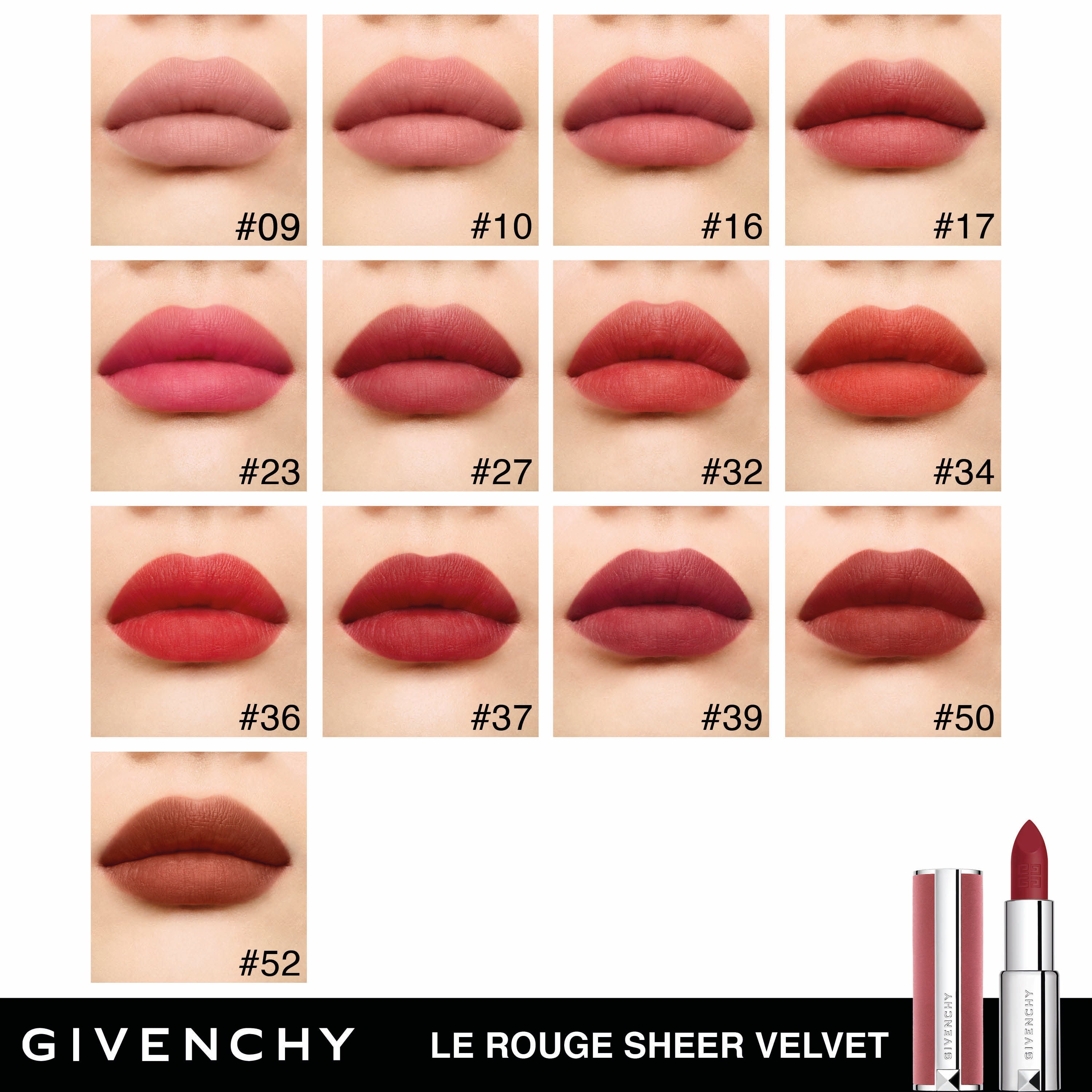 Givenchy Le Rouge Sheer Velvet Lipstick - N27 Rouge Infuse, 3.4g