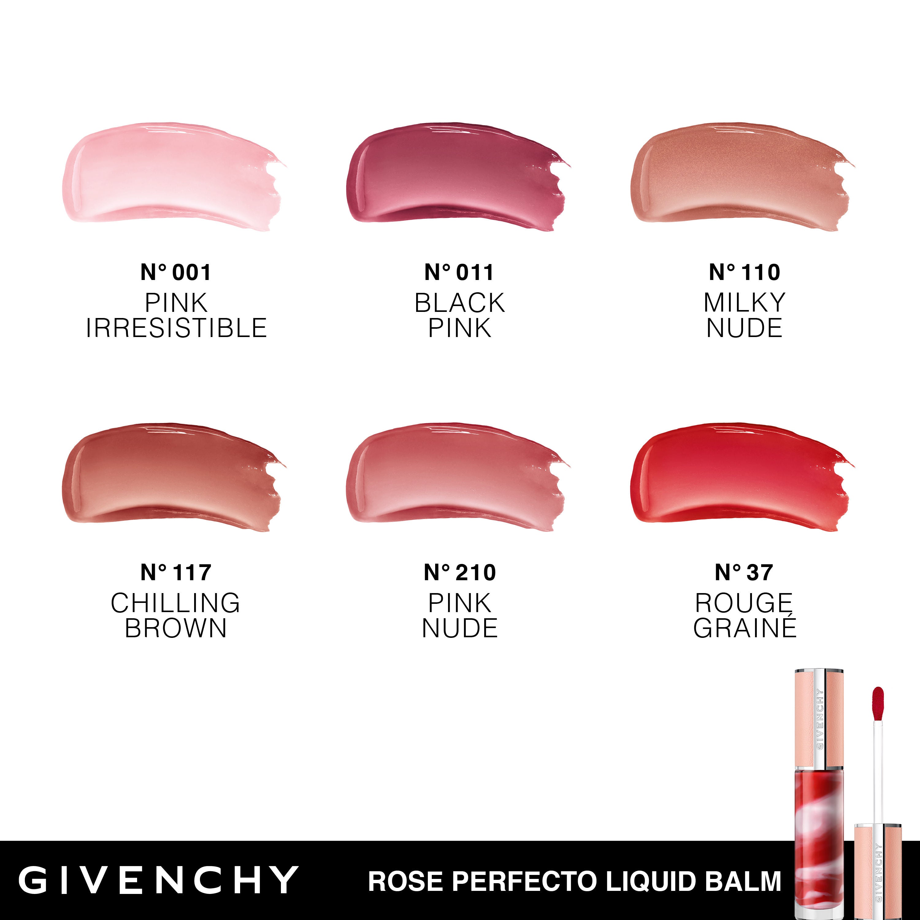 Givenchy Rose Perfecto Liquid - N117 Chilling Brown, 6ml