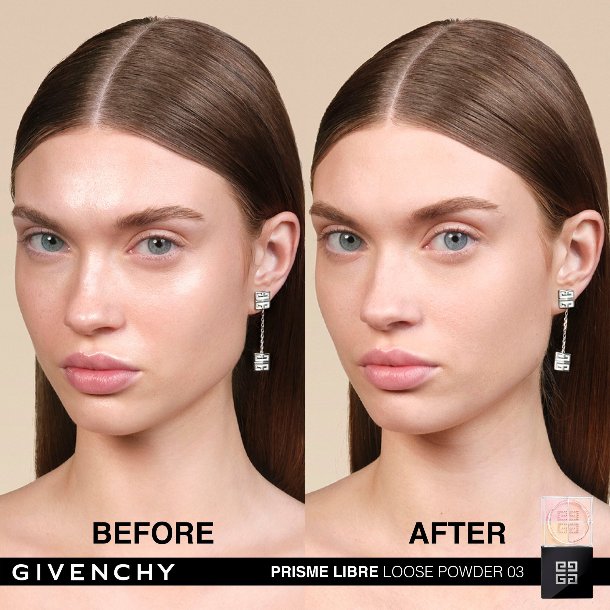 Givenchy Prisme Libre 4-Color Loose Powder - No03 Voile Rose, 10g