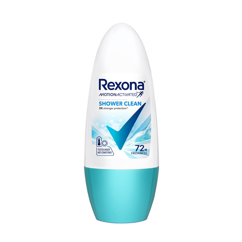 Rexona Women Shower Clean Roll On Antiperspirant Deodorant, 45ml Buy at Indicrest Image 2