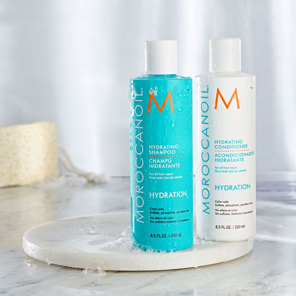 Moroccanoil Hydrating Shampoo | Argan Oil, Vitamins A & E | Moisture Boost & Shine for All Hair Types, 250ml