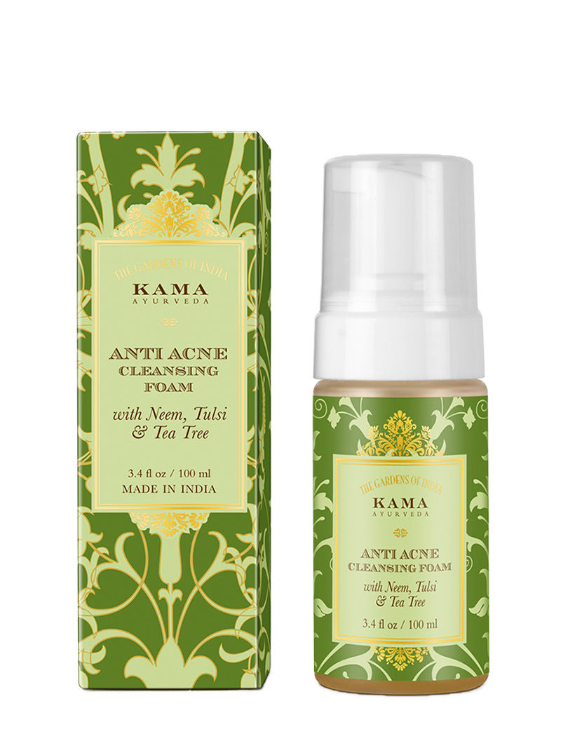 Kama Ayurveda Anti Acne Cleansing Foam, 100ml