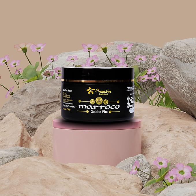 Floractive Profissional Marroco Golden Mask, 250g | Intensive Hair Conditioning Mask Buy at Indicrest Image 3