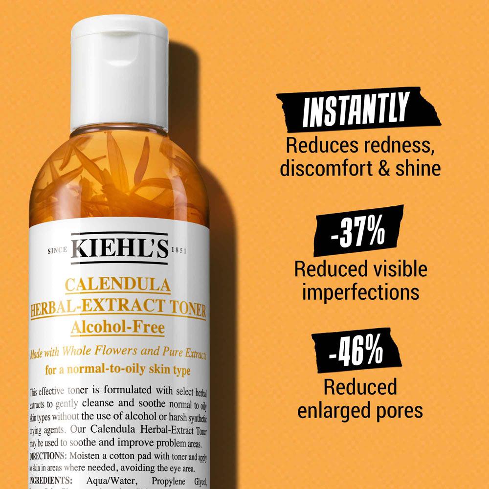 Kiehl's Calendula Herbal Extract Alcohol-Free Toner - Normal To Oily, 250ml