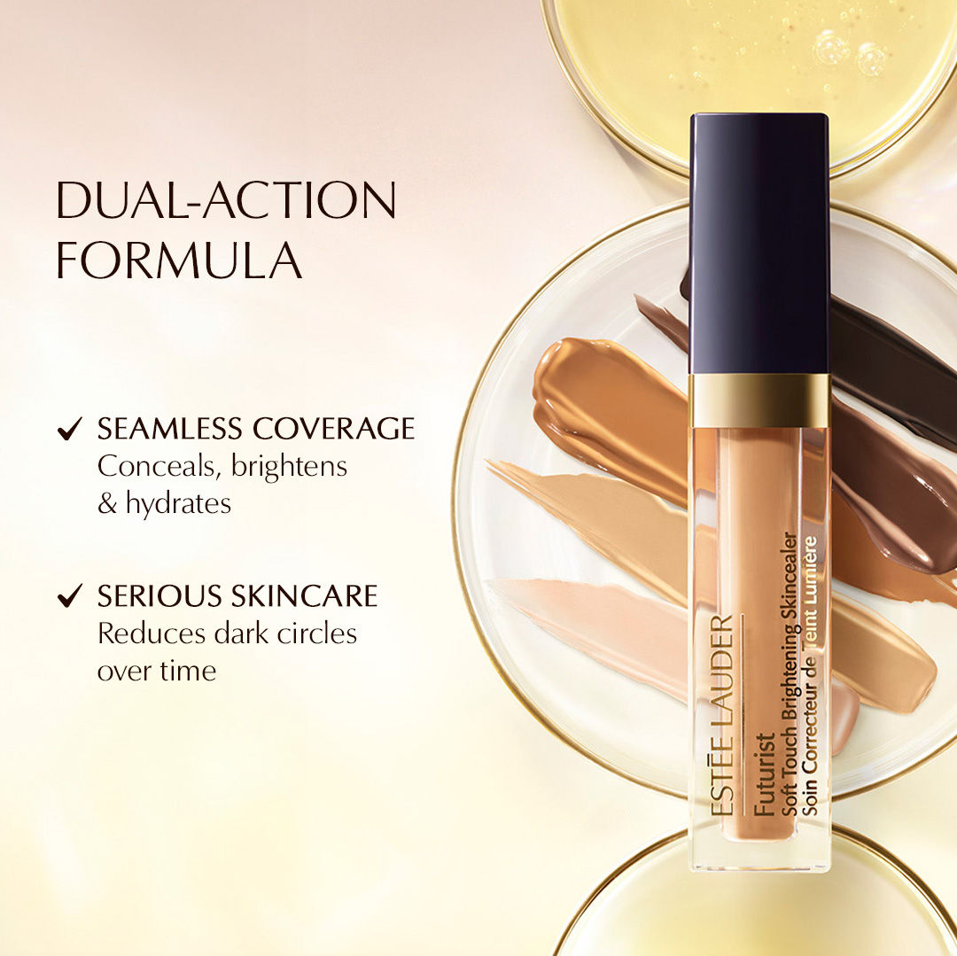Estee Lauder Futurist Soft Touch Brightening Skincealer - 4W Medium Deep, Concealer, 6ml