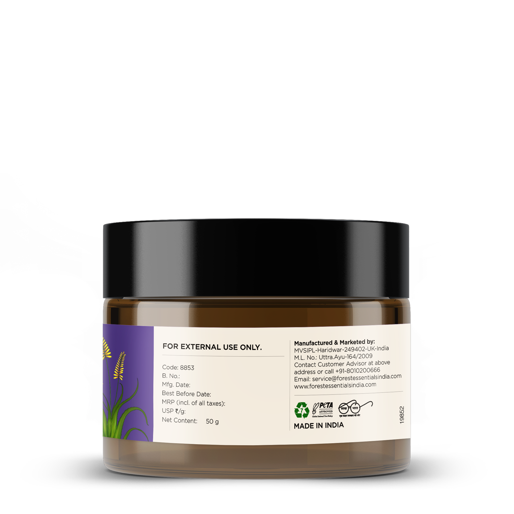 Forest Essentials Walnut Facial Gel Scrub Ayurvedic Tan Removal Walnut Scrub, 50g