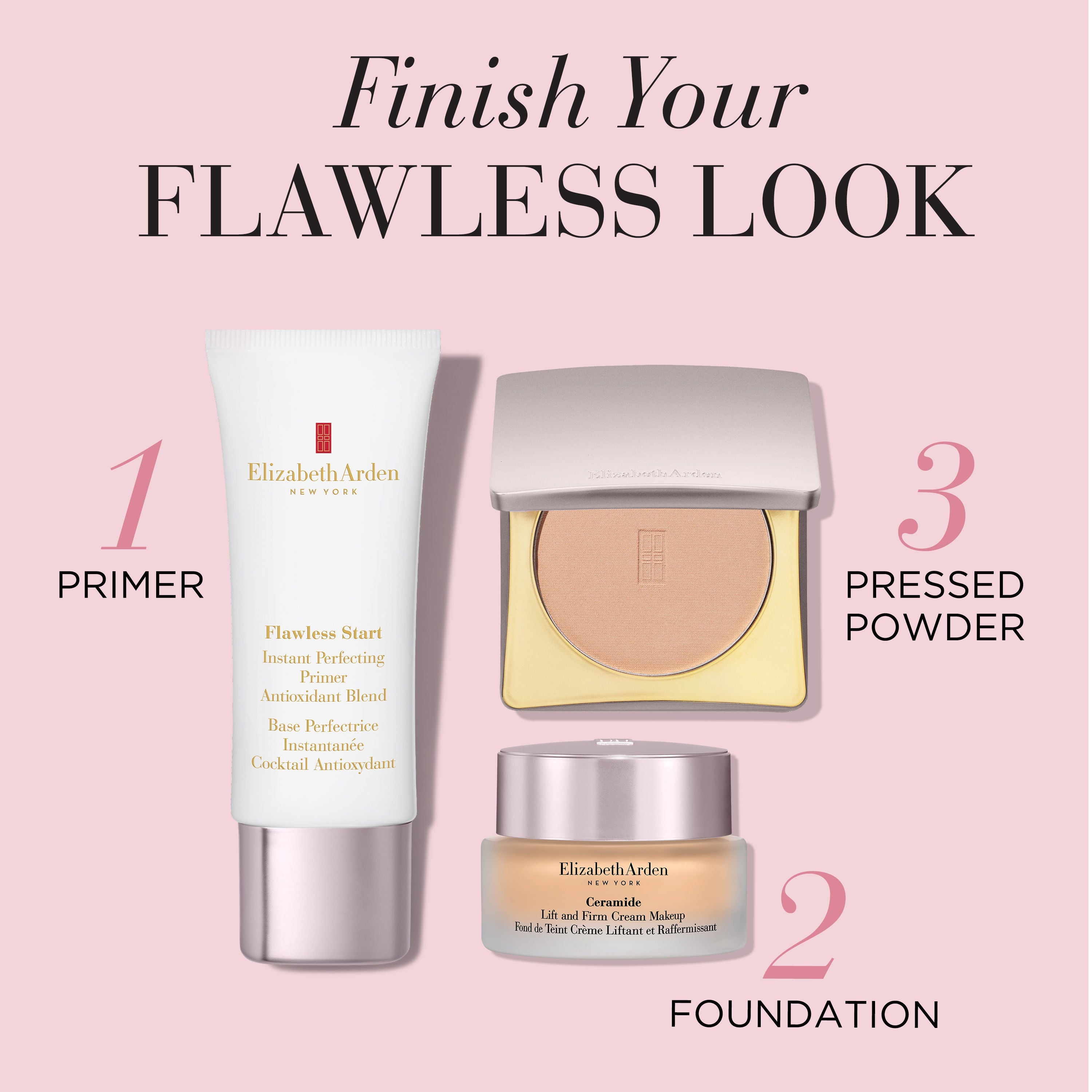 Elizabeth Arden Flawless Finish Skincaring Pressed Powder - Medium Deep, 9.9g