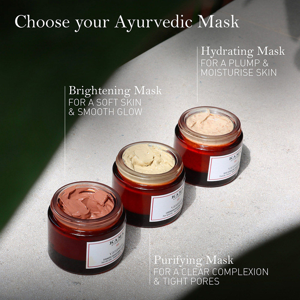Kama Ayurveda Vasara Rose Hydrating Yoghurt Mask, 15ml