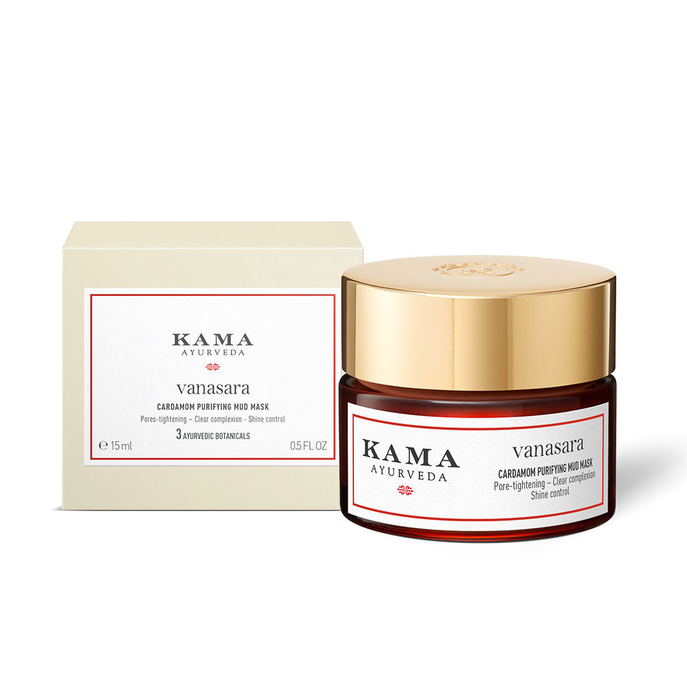 Kama Ayurveda Vasara Cardamom Purifying Mud Mask, 15ml
