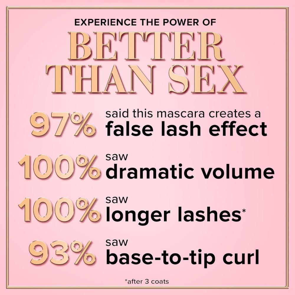 Too Faced Better Than Sex Mascara - Black, 8ml