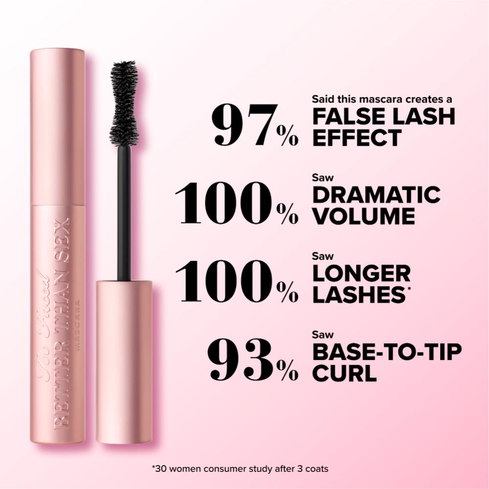 Too Faced Better Than Sex Mascara - Black, 8ml