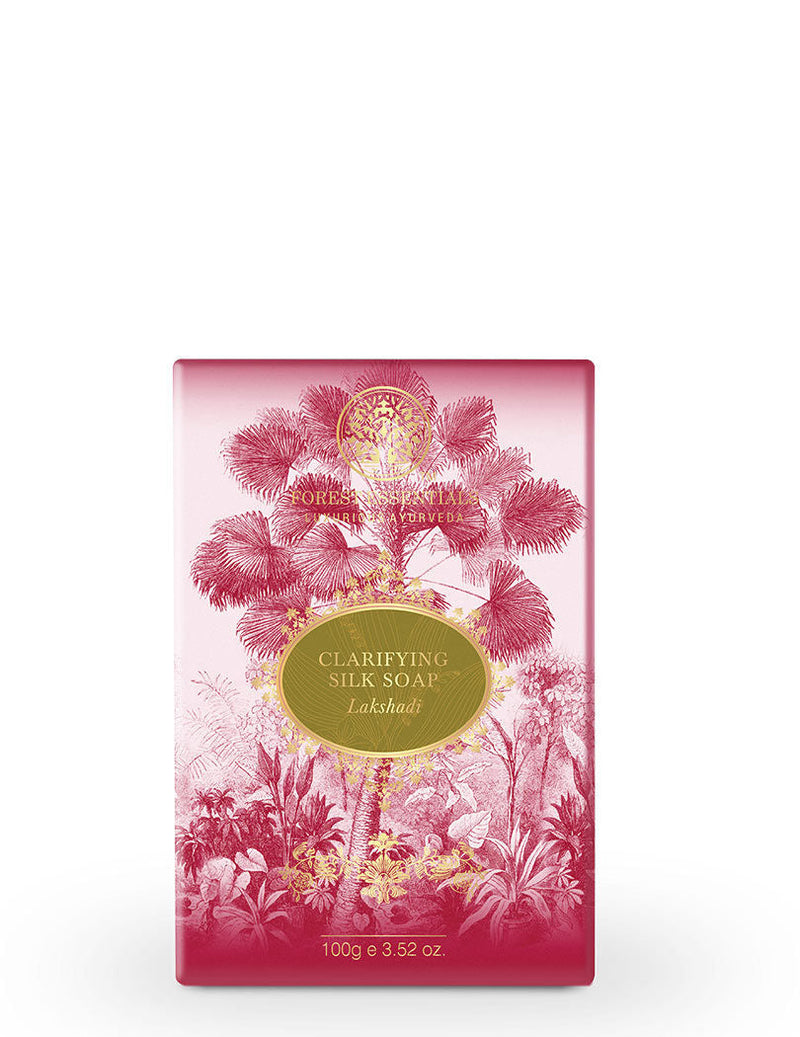 Forest Essentials Clarifying Silk Soap Lakshadi Ayurvedic Luxury Handmade Soap for Bath, 100g, Buy from Indicrest