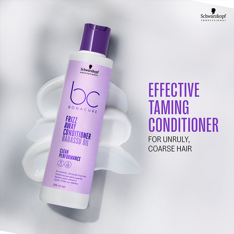 Schwarzkopf Professional Bonacure Frizz Away Conditioner, 200ml Buy at Indicrest Image 3