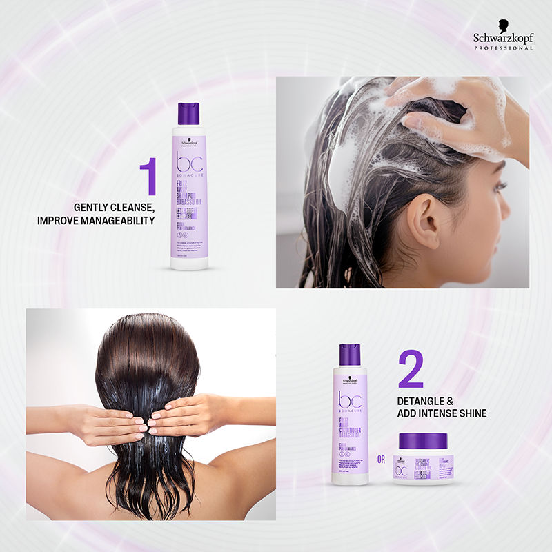Schwarzkopf Professional Bonacure Frizz Away Treatment, 200ml Buy at Indicrest Image 11