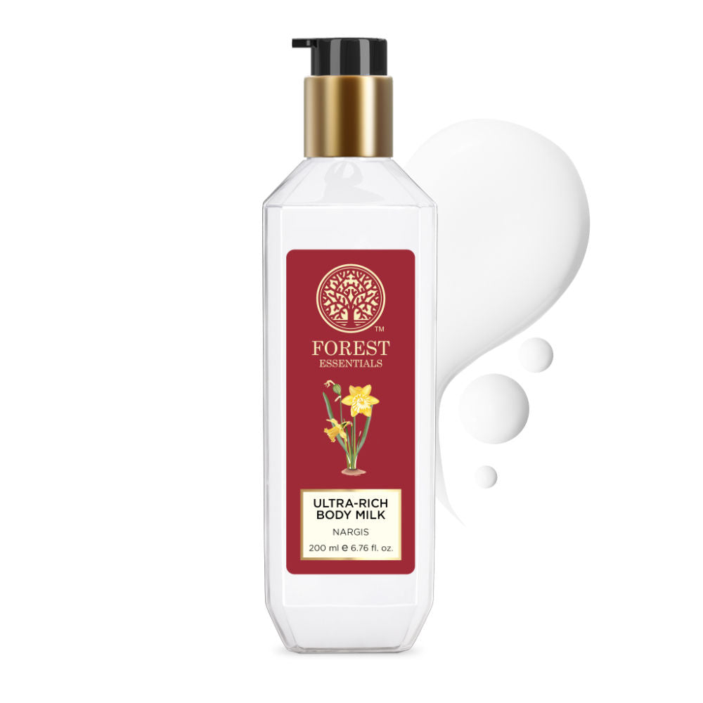 Forest Essentials Ultra Rich Body Milk - Nargis, 200ml
