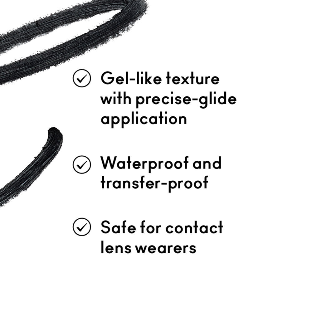 M.A.C. Colour Excess Gel Pencil Waterproof Eye Liner- Glide Or Die Kajal, 1 gms