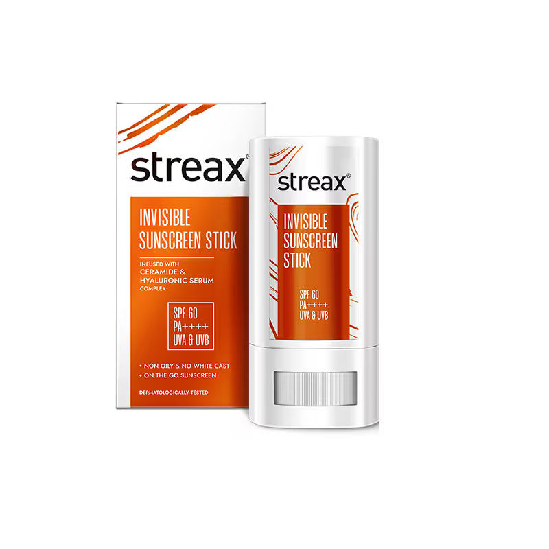 Streax Sunscreen Stick SPF 60 Pa++++, Travel-Friendly, Easy Reapplication & No White Cast Color, 20g Buy at Indicrest Image 9