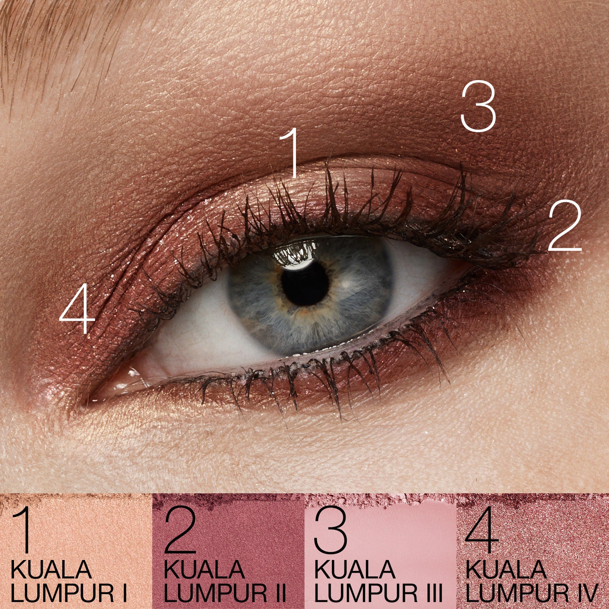 NARS Quad Eyeshadow - Lumpur, 1 pcs
