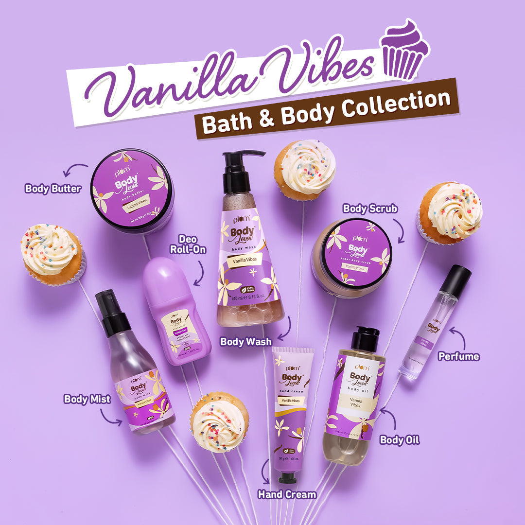 Plum Vanilla Vibes Hand Cream by Plum Body Lovin' | Ultra Moisturizing With Shea Butter | Irresistible, Warm Vanilla Fragrance | Non-Greasy & Lightweight, 30g Buy at Indicrest Image 7