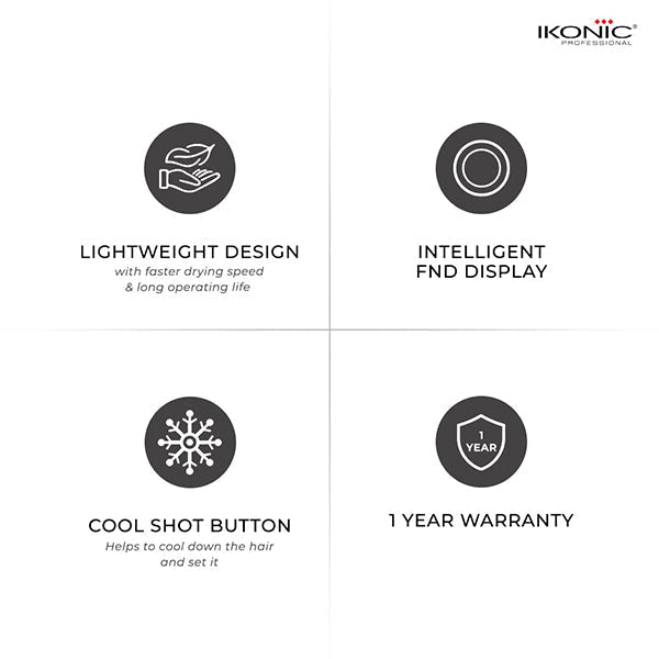 Ikonic Professional Id 2.0 Hair Dryer Buy at Indicrest Image 9