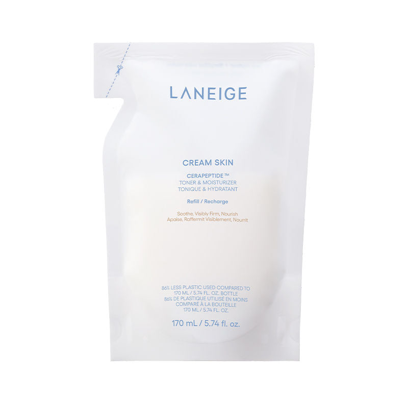 LANEIGE Cream Skin Cerapeptide Toner & Moisturizer Refill, 170ml