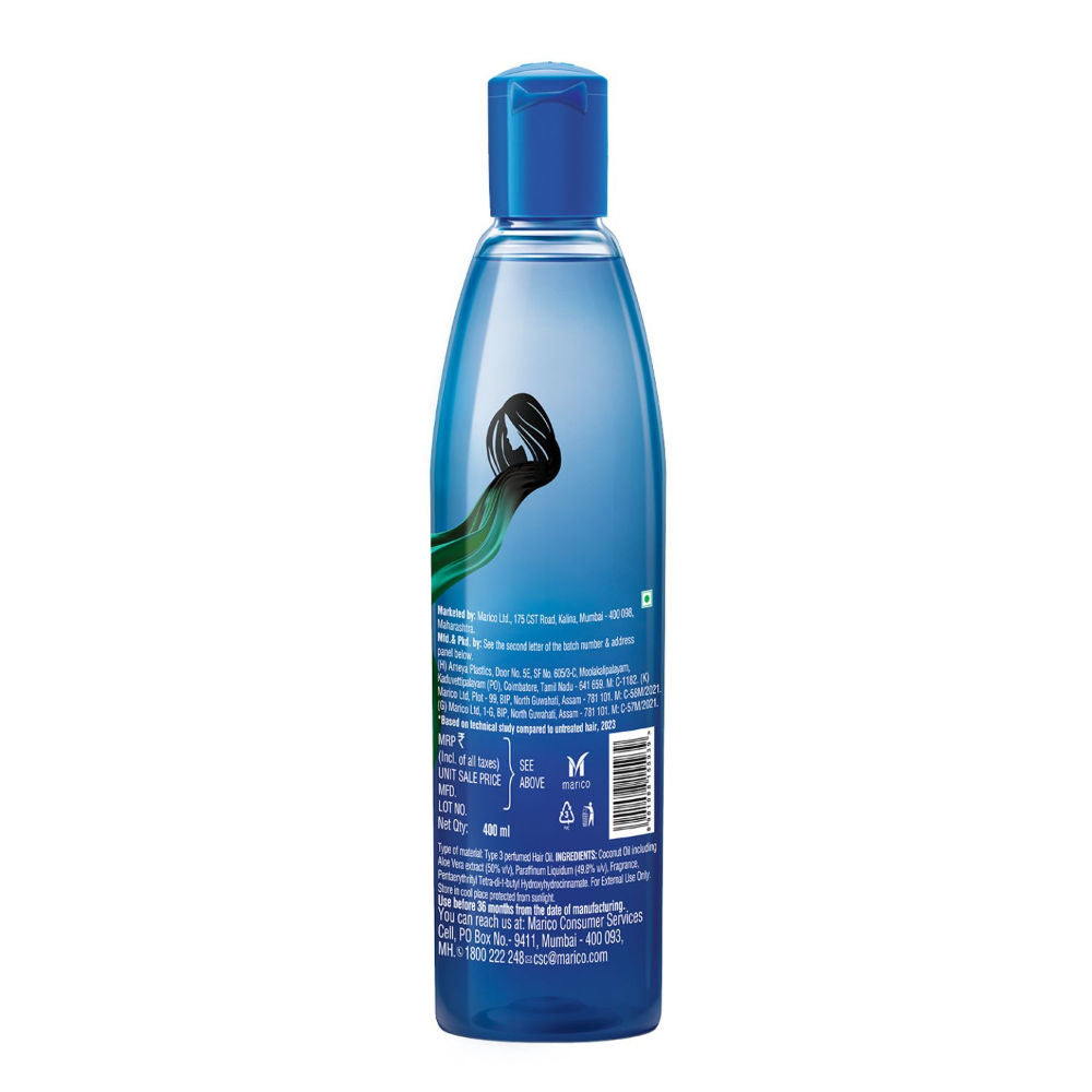 Parachute Advansed Aloe Vera Enriched Coconut Hair Oil for Soft and Strong Hair, 400ml Buy at Indicrest Image 2